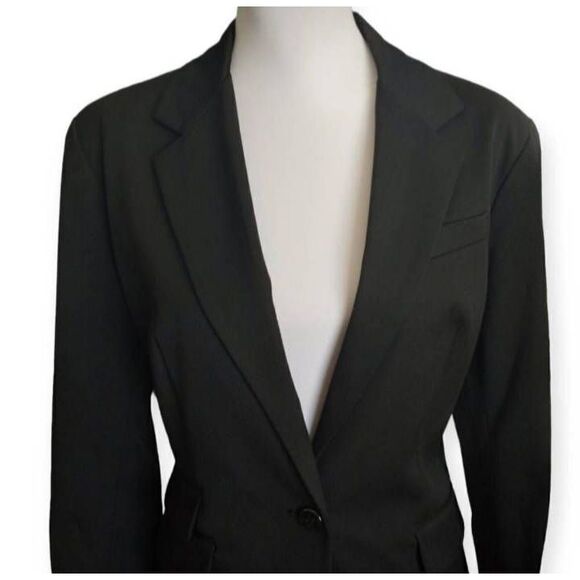 NEW YORK & COMPANY BLACK BLAZER SZ.14 EUC. - Picture 4 of 10